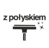 Z polyskiem firma sprzątająca logo okrąg